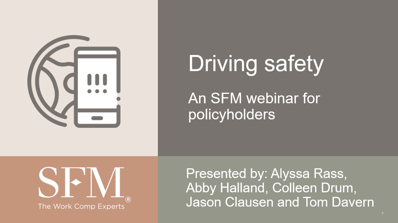 Driving safety webinar