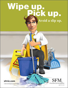 Wipe up. Pick up. poster